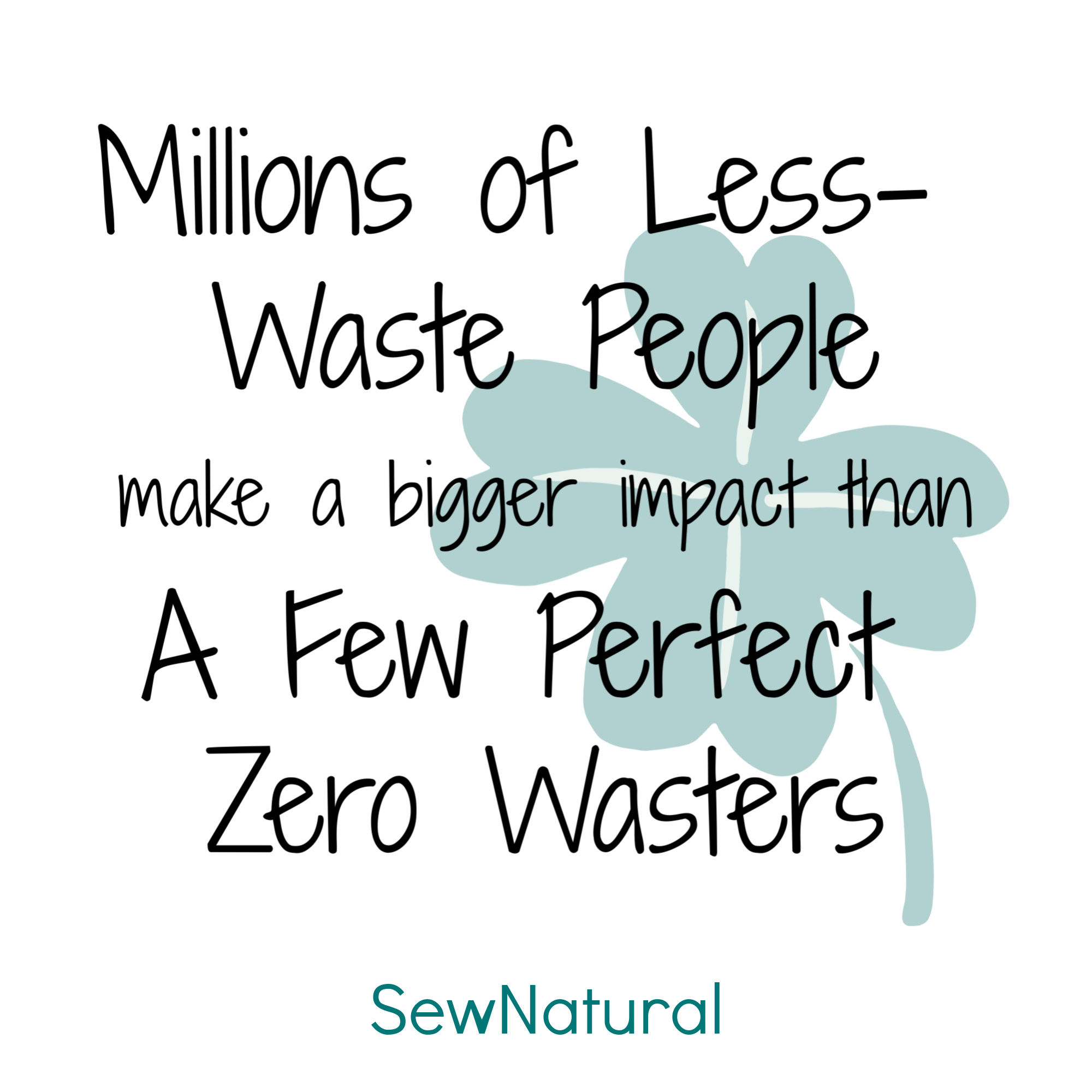less waste people