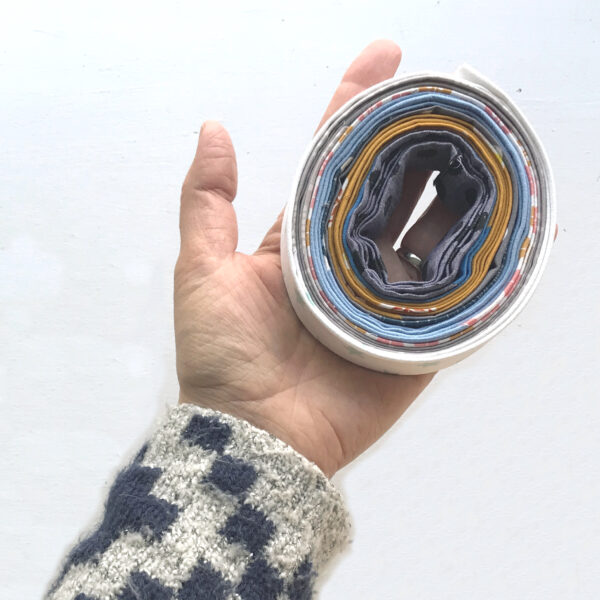 Maak een scrappy binding voor je quilt