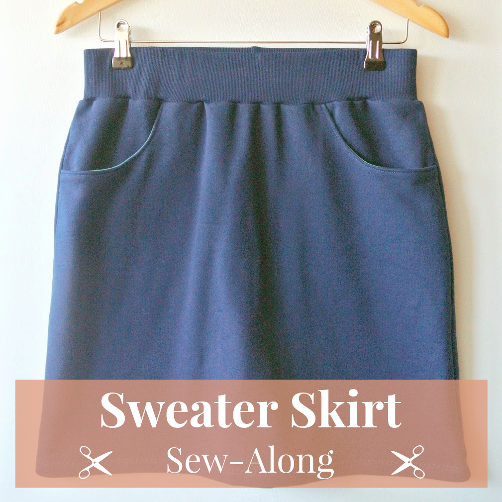 sweater skirt sew-along