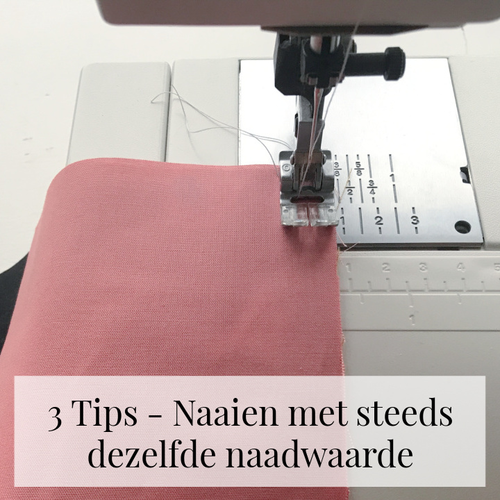 3 tips voor naaien met steeds dezelfde naadwaarde